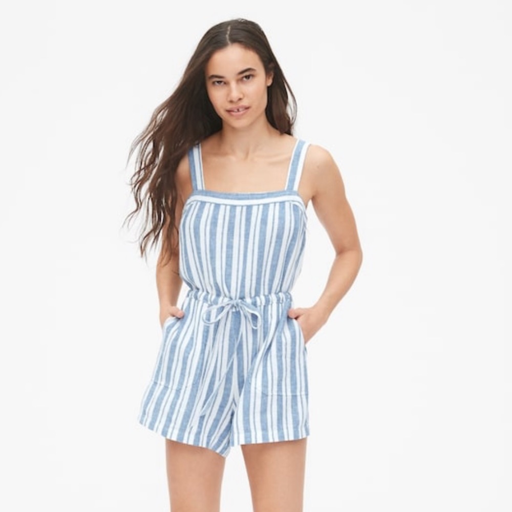 NWT Linen Romper